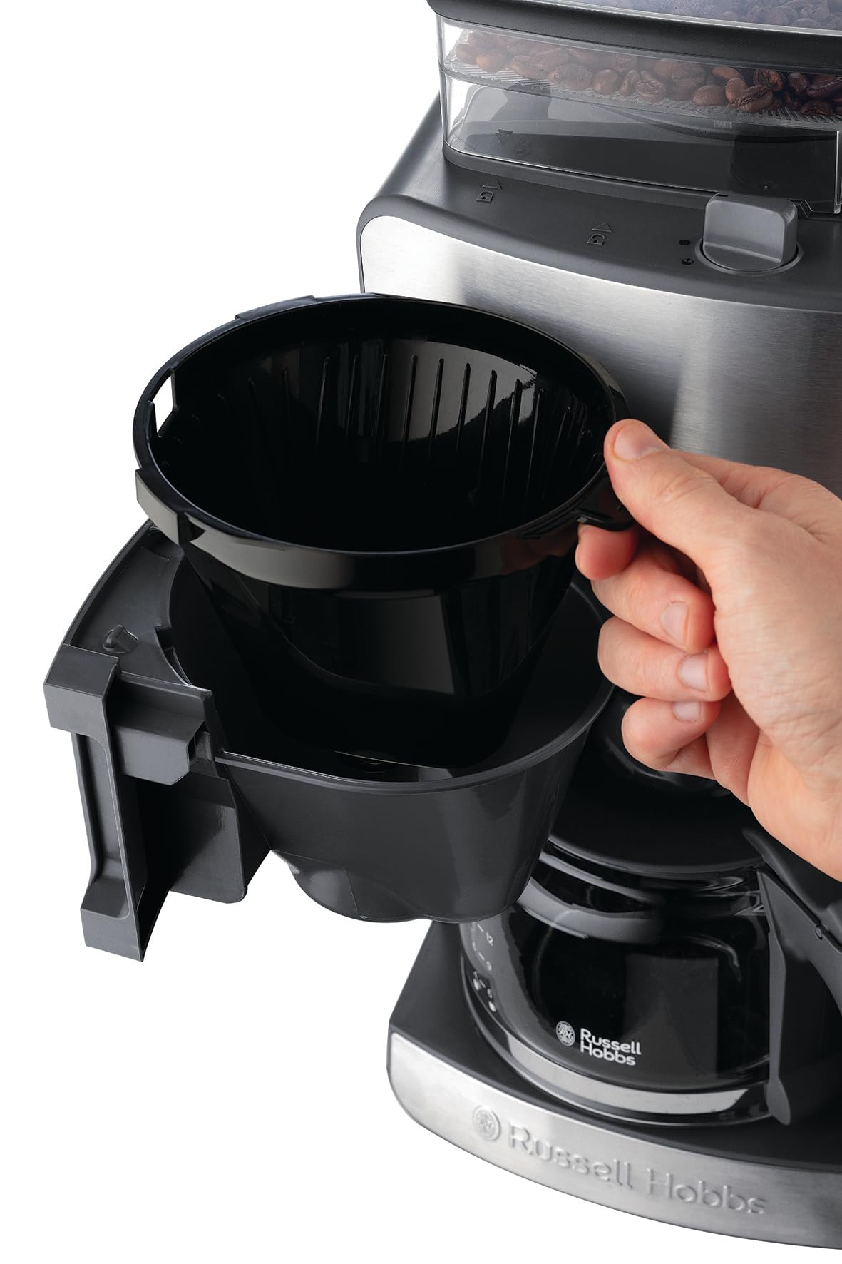 Russell Hobbs Macchina Caffé Americano con Macinacaffé Integrato 25610-56