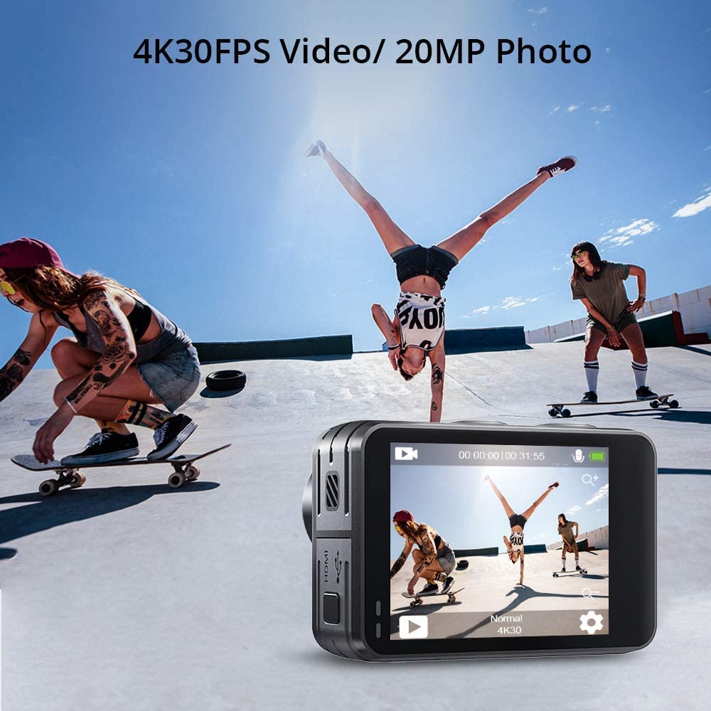 AKASO Brave 7 LE Action Cam 4K 30FPS 20MP WiFi Fotocamera Subacquea