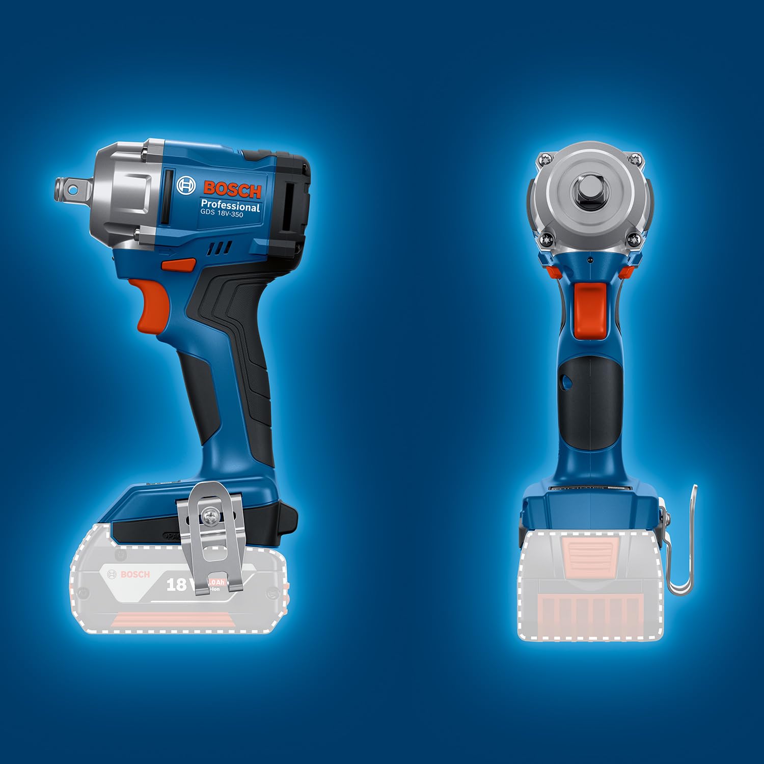 Bosch Professional 18V System Avvitatore a massa battente a batteria GDS 18V-350