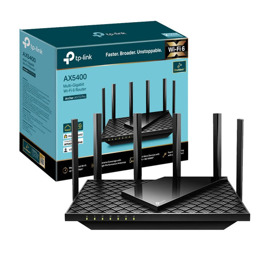 TP-Link Archer AX72 Pro Router AX5400Mbps Wi-Fi 6, 2.5G Porta WAN/LAN