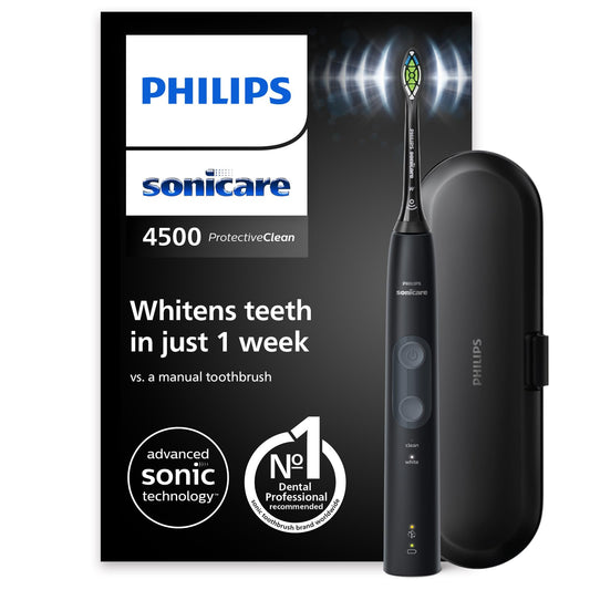 Philips Sonicare ProtectiveClean 4500 spazzolino elettrico, spazzolino sonico con 2 modalità HX6830/53