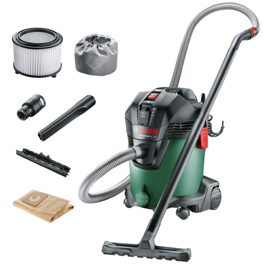 Bosch Aspiratore AdvancedVac 20 ,20/13.5 litri, 1200 W, Verde/Nero, 1 Pezzo