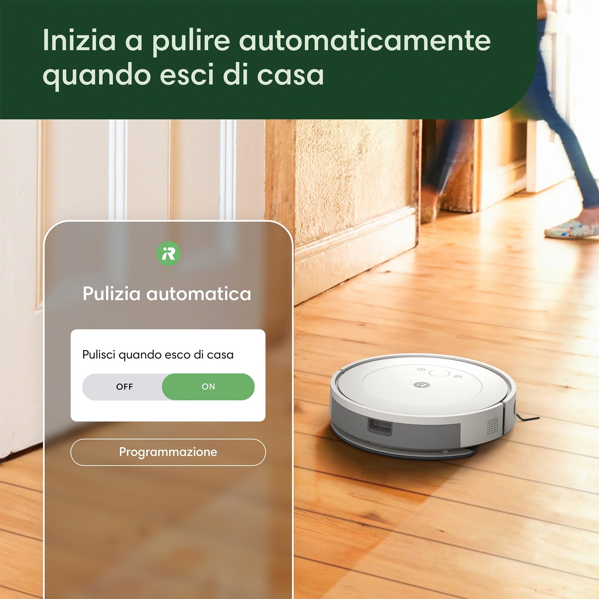 iRobot Roomba Combo Essential, Robot Aspirapolvere Lavapavimenti, Potente Aspirazione e Pulizia