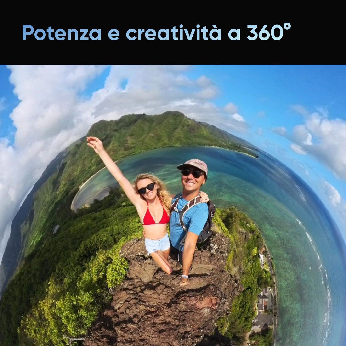 insta360 X3 - Action Cam 360 impermeabile foto video 360 touch screen