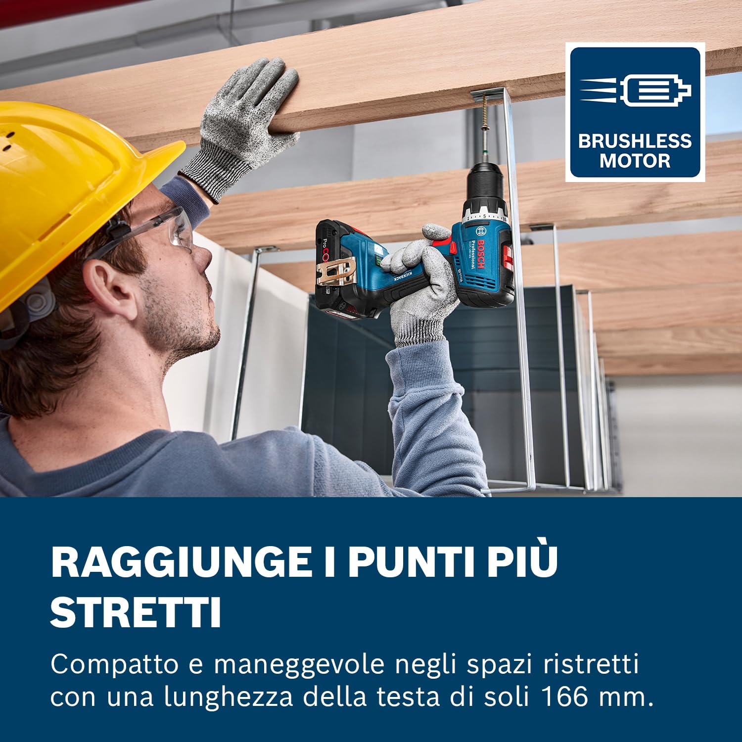 Bosch Professional 18V System Trapano-avvitatore a batteria GSR 18V-65 motore brushless