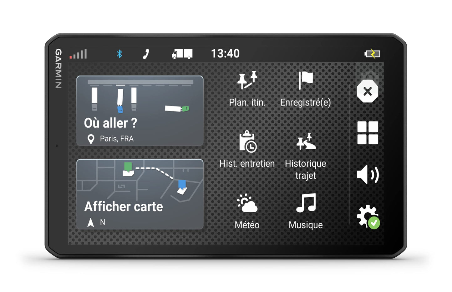 Garmin dēzl LGV810 MT-D, Infotraffico DAB, Display da 8", Mappa Europa, Anteprima percorso