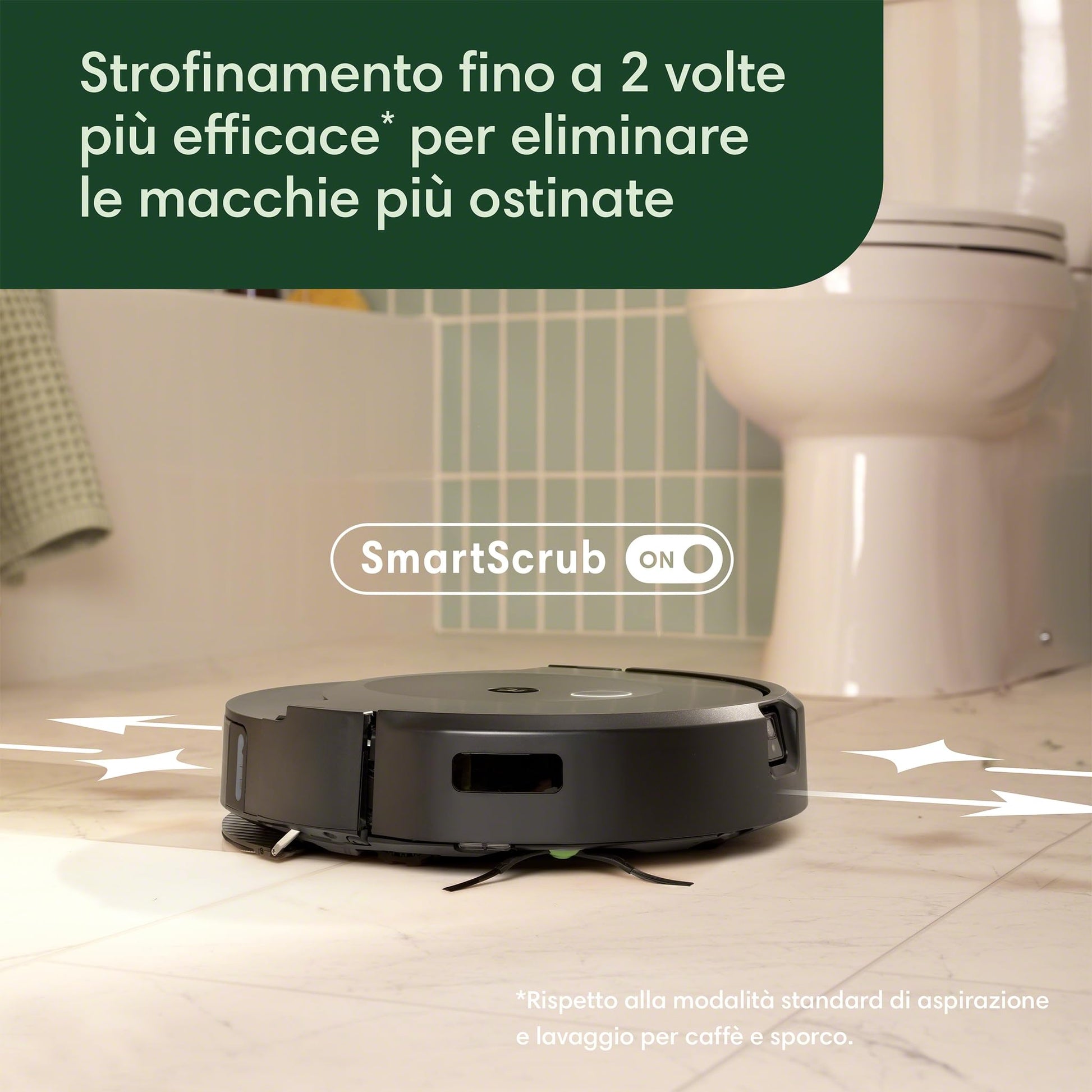 iRobot Roomba Combo 10 Max, Robot Aspirapolvere 2 in 1, Stazione Autosvuotamento/Riempimento