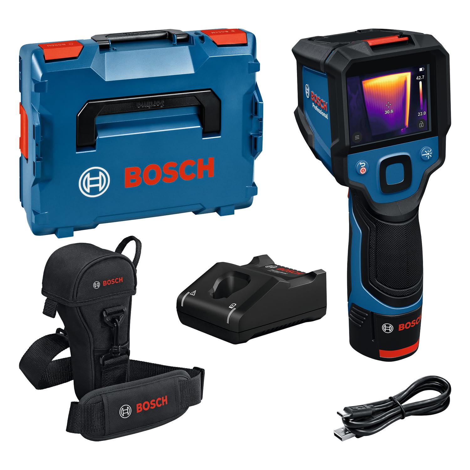 Bosch professional Termocamera GTC 12V-450-13 a -20°C a +450 °C