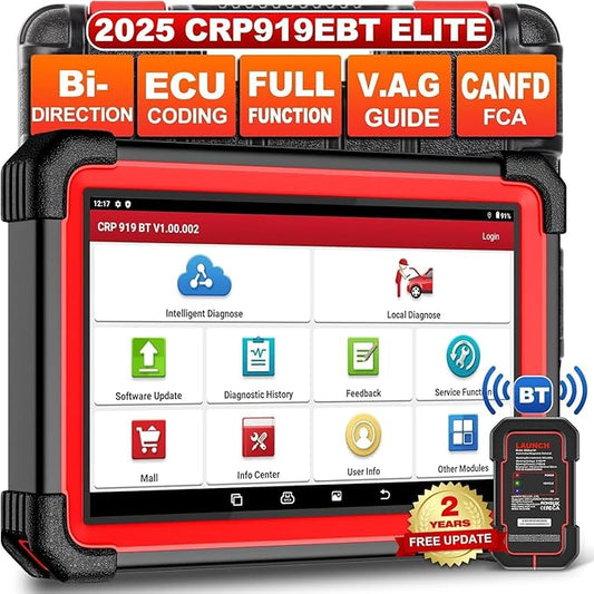 LAUNCH X431 CRP919E BT Bluetooth OBD2 Scanner Diagnosi Auto per Sistema Completo