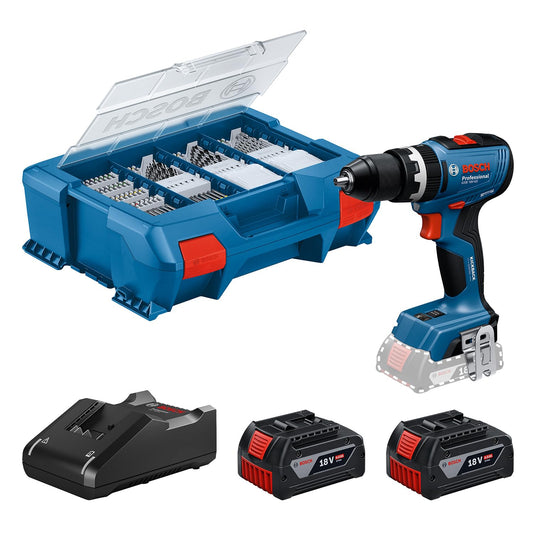Bosch Professional 18V System Trapano-avvitatore a batteria GSB 18V-65 motore brushless,