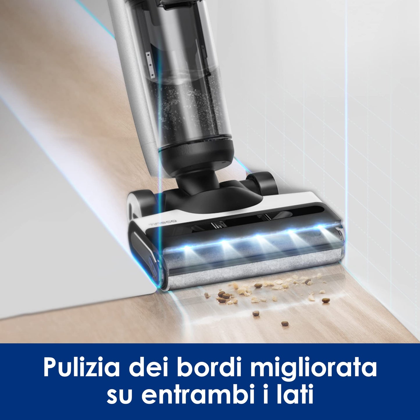 Tineco FLOOR ONE S7 FlashDry Aspirapolvere Intelligente, Senza fili, A secco e a umido