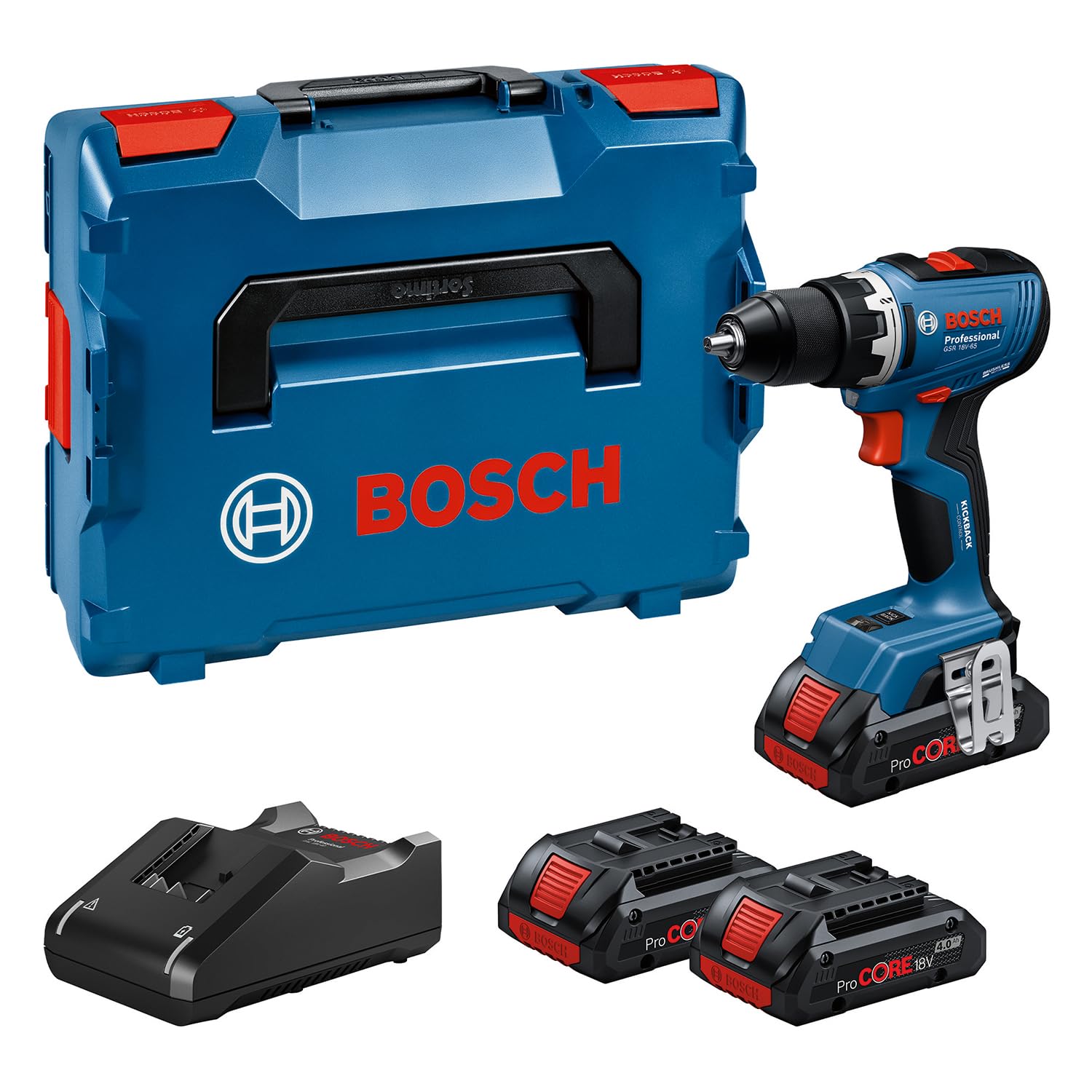 Bosch Professional 18V System Trapano-avvitatore a batteria GSR 18V-65 motore brushless