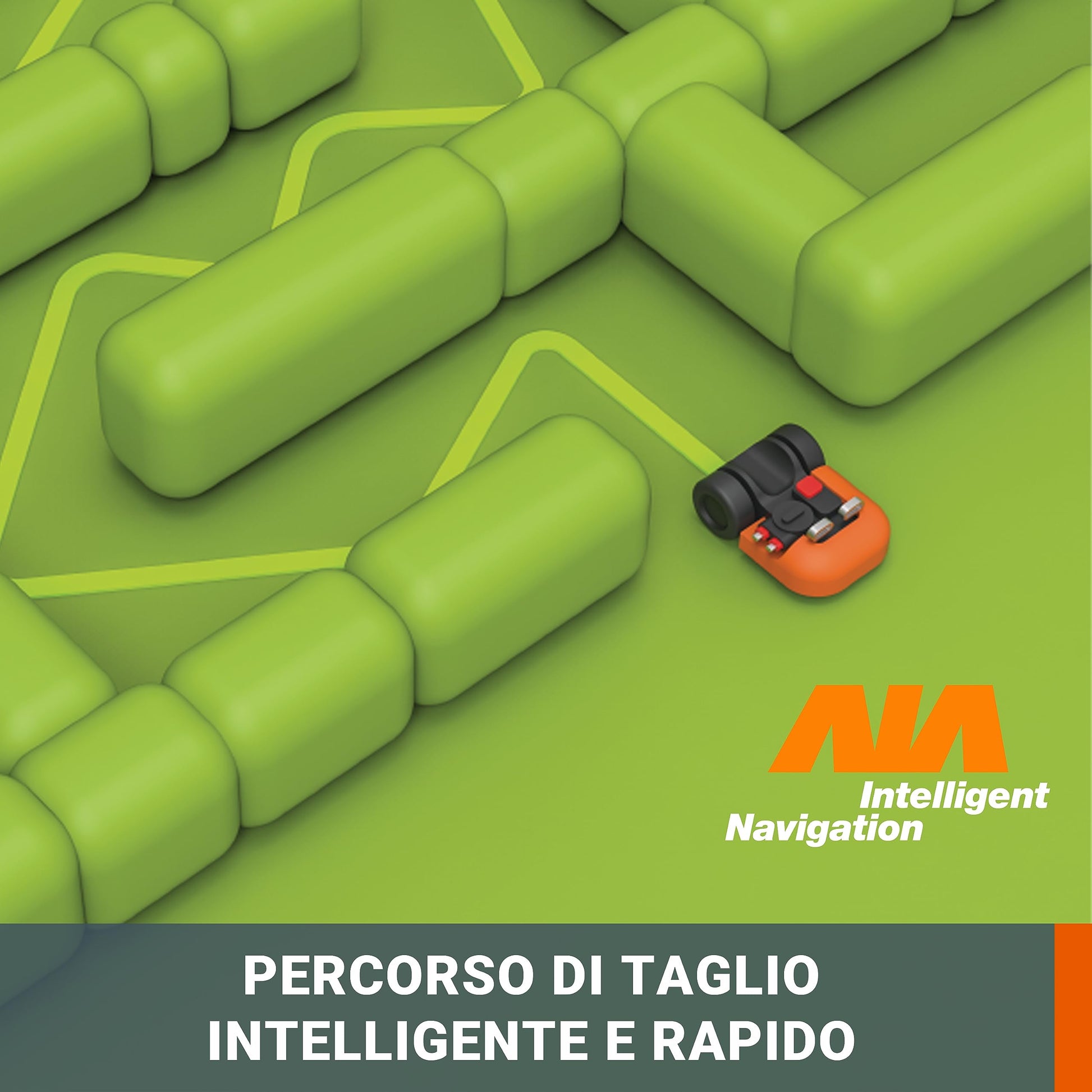 WORX Robot Rasaerba Landroid M700 a Batteria Area di Taglia 700Mq - Wifi