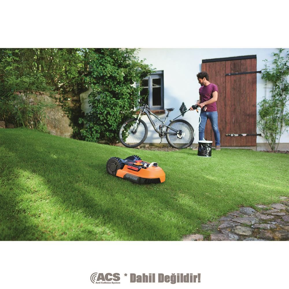 WORX Robot Rasaerba Landroid M500 2.0 a Batteria Area di Taglia 500Mq - Wifi - Bluethooth