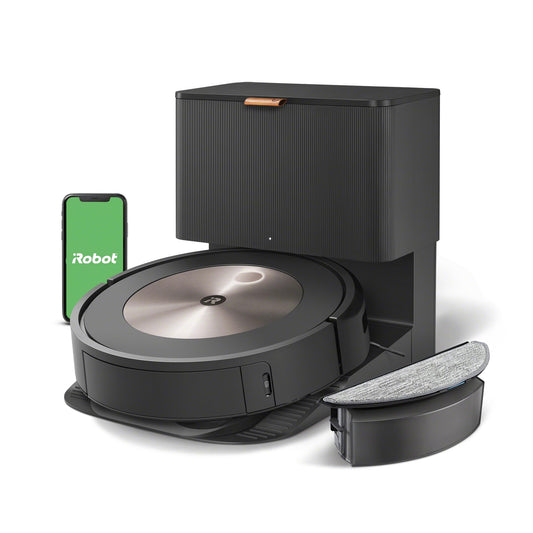 iRobot Roomba Combo j5+, Robot Aspirapolvere Lavapavimenti, Base Autosvuotante