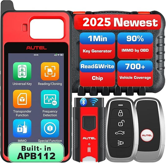Autel MaxiIM KM100 (X) Programmatore Chiavi Auto, 2025 Immobilizzatore Chiavi, Lettura/Scrittura/Clonazione Chip