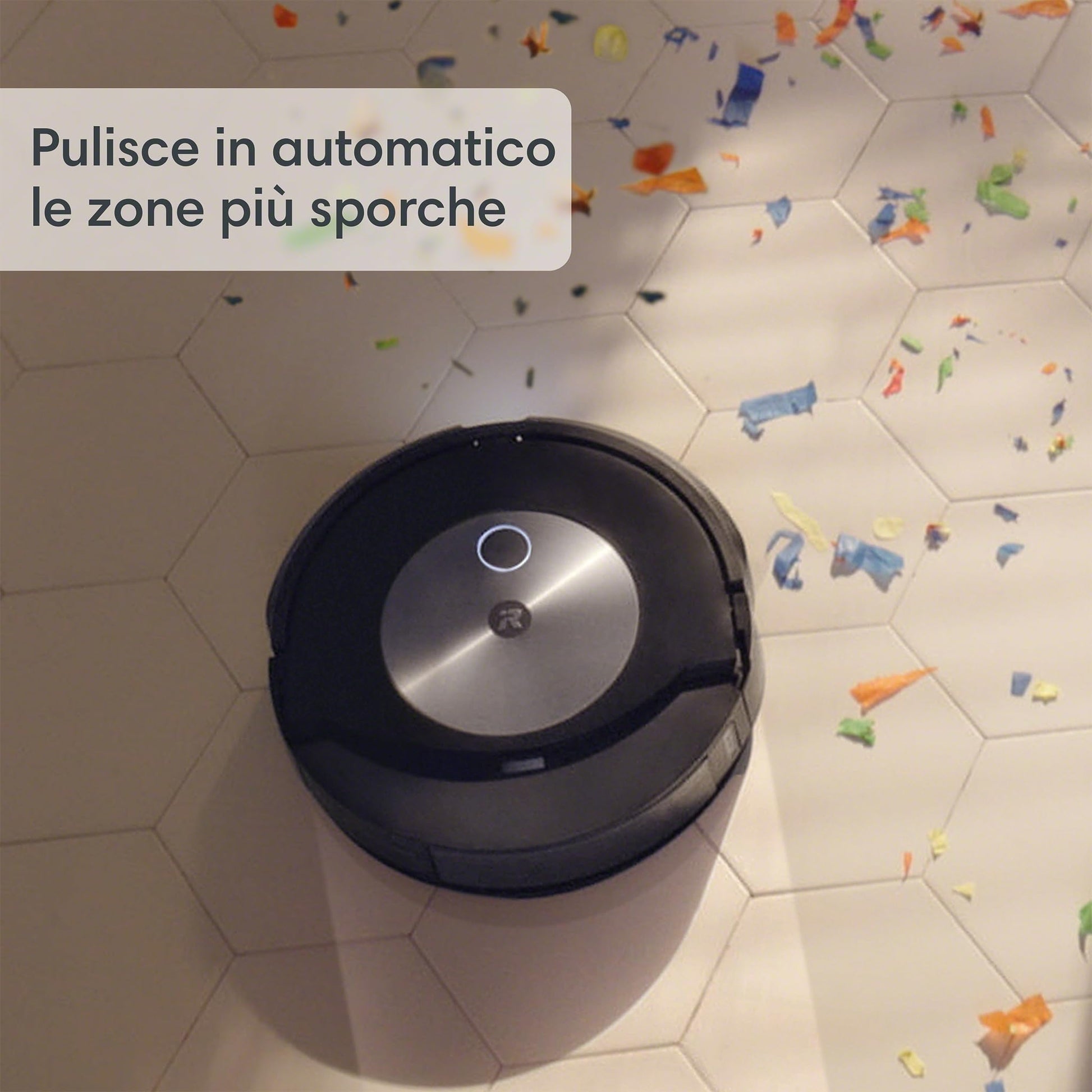 iRobot Roomba Combo j7, Robot Aspirapolvere Lavapavimenti, Mappatura Intelligente, Wi-Fi