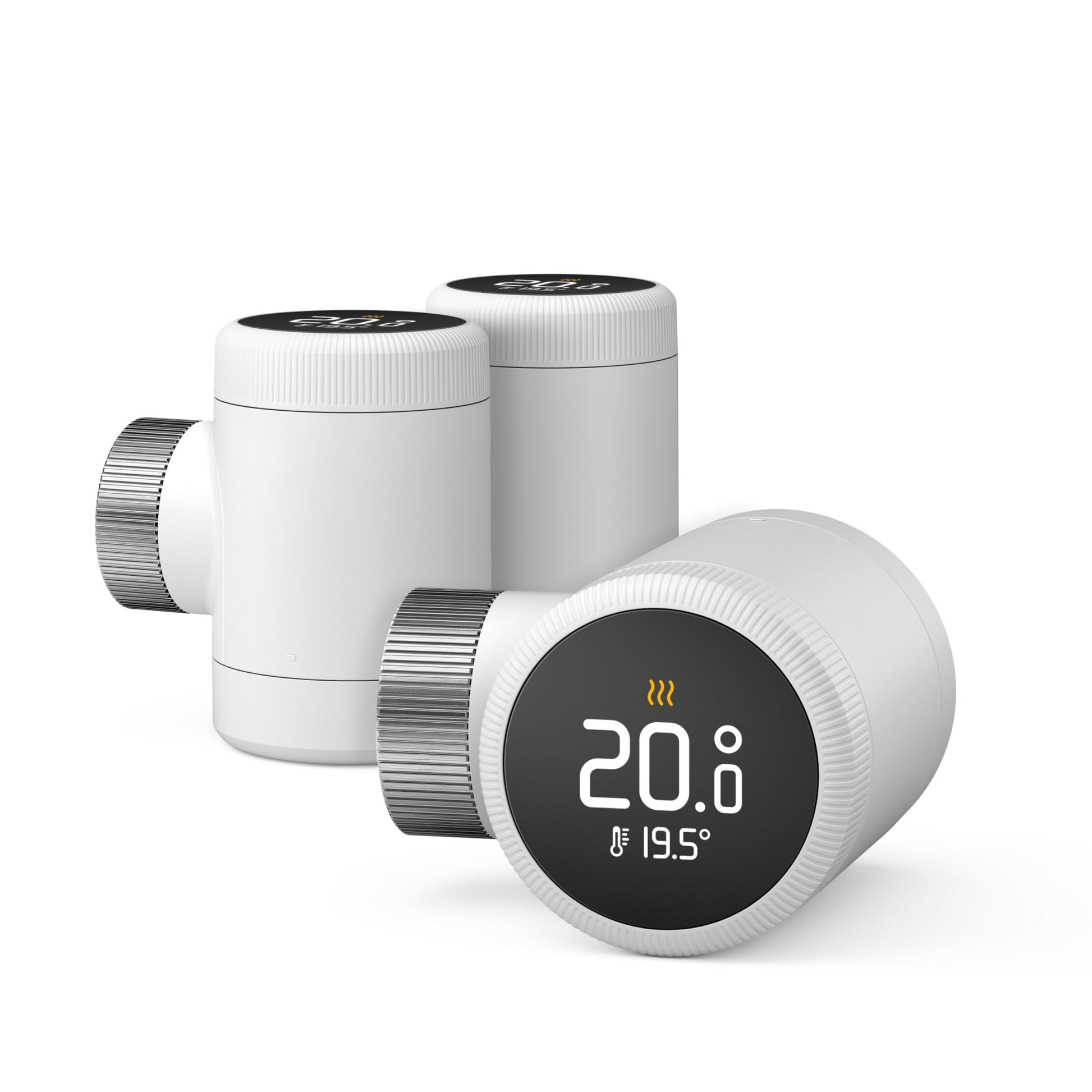 tado° termostato intelligente X – Trio Pack, controllo del riscaldamento tramite app e smart speaker, tado° V3+