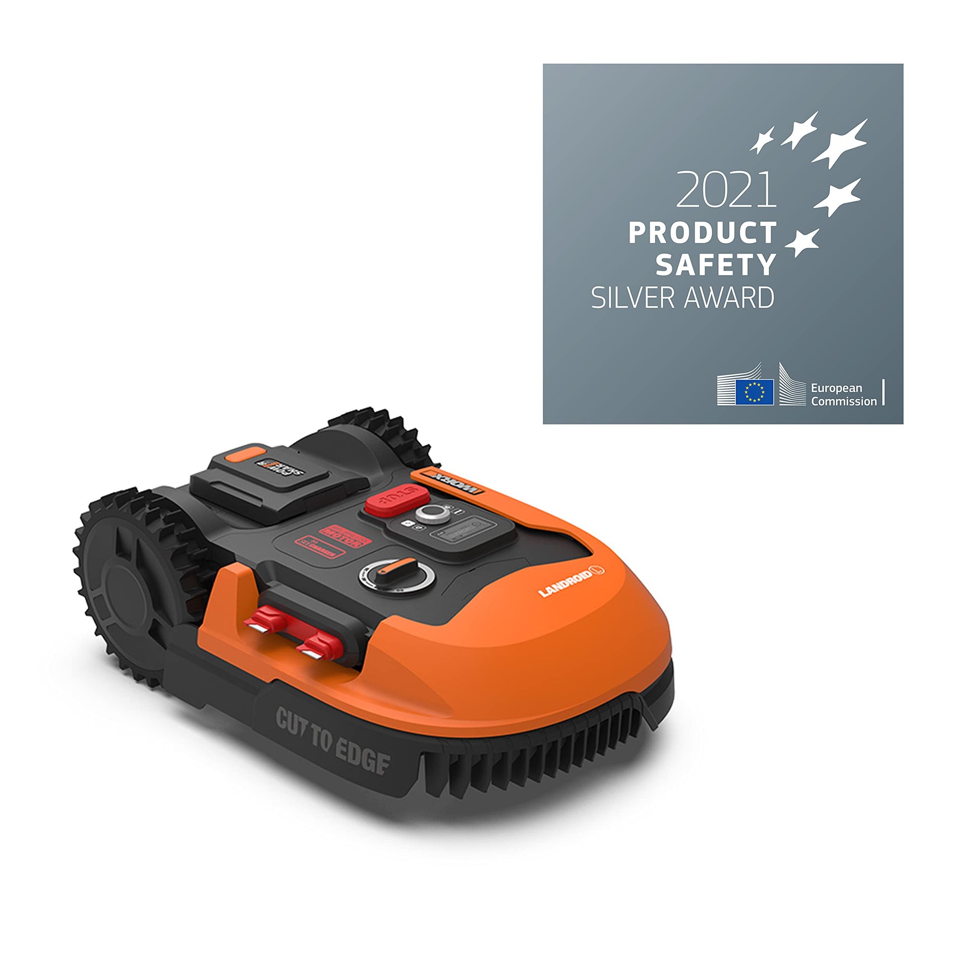 WORX Landroid PLUS WR148E - Robot tagliaerba per giardini fino a 800 mq