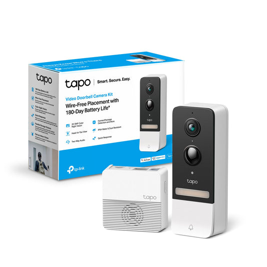 TP-Link Tapo D230S1 Video Doorbell Campanello, Visualizzazione Live 2K 5MP,