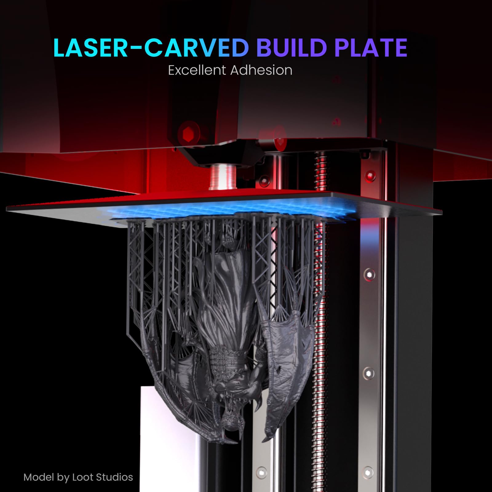 ELEGOO Saturn 3 Stampante 3D MSLA Resina da Tavolo con LCD Monocromatico da 10 pollici 12K