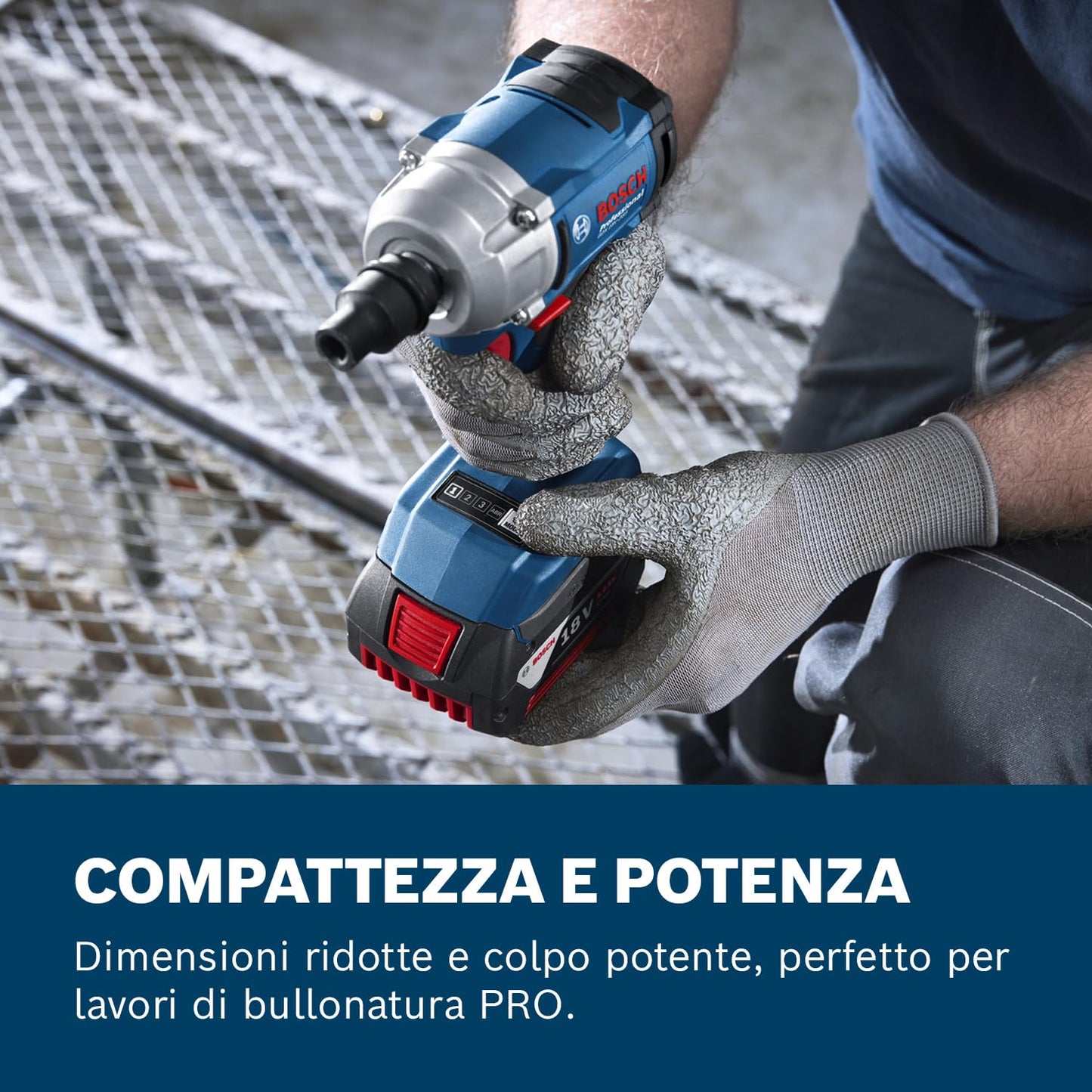 Bosch Professional 18V System Avvitatore a massa battente a batteria GDS 18V-350