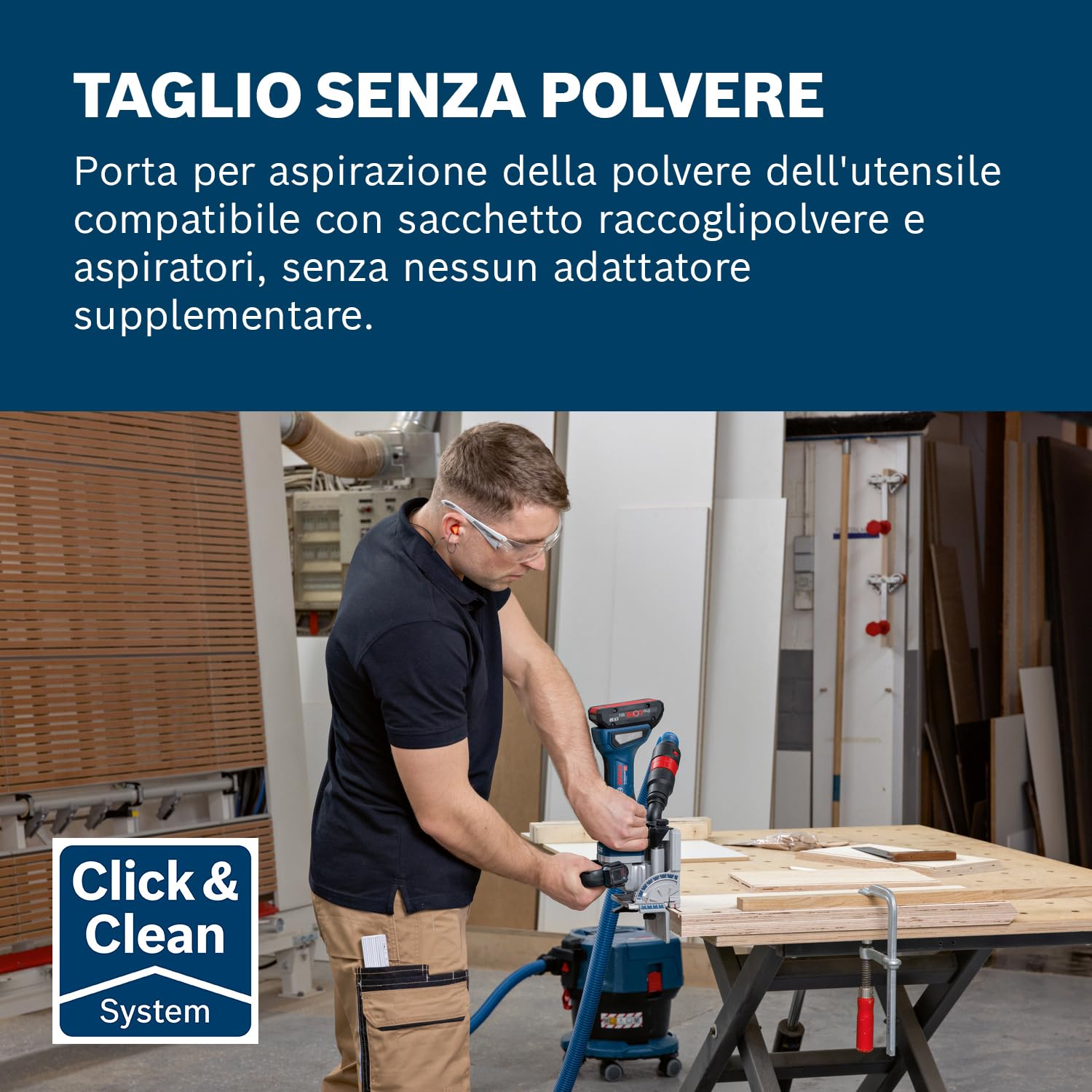 Bosch Professional 18V System Fresa universale a batteria GFF 18V-22