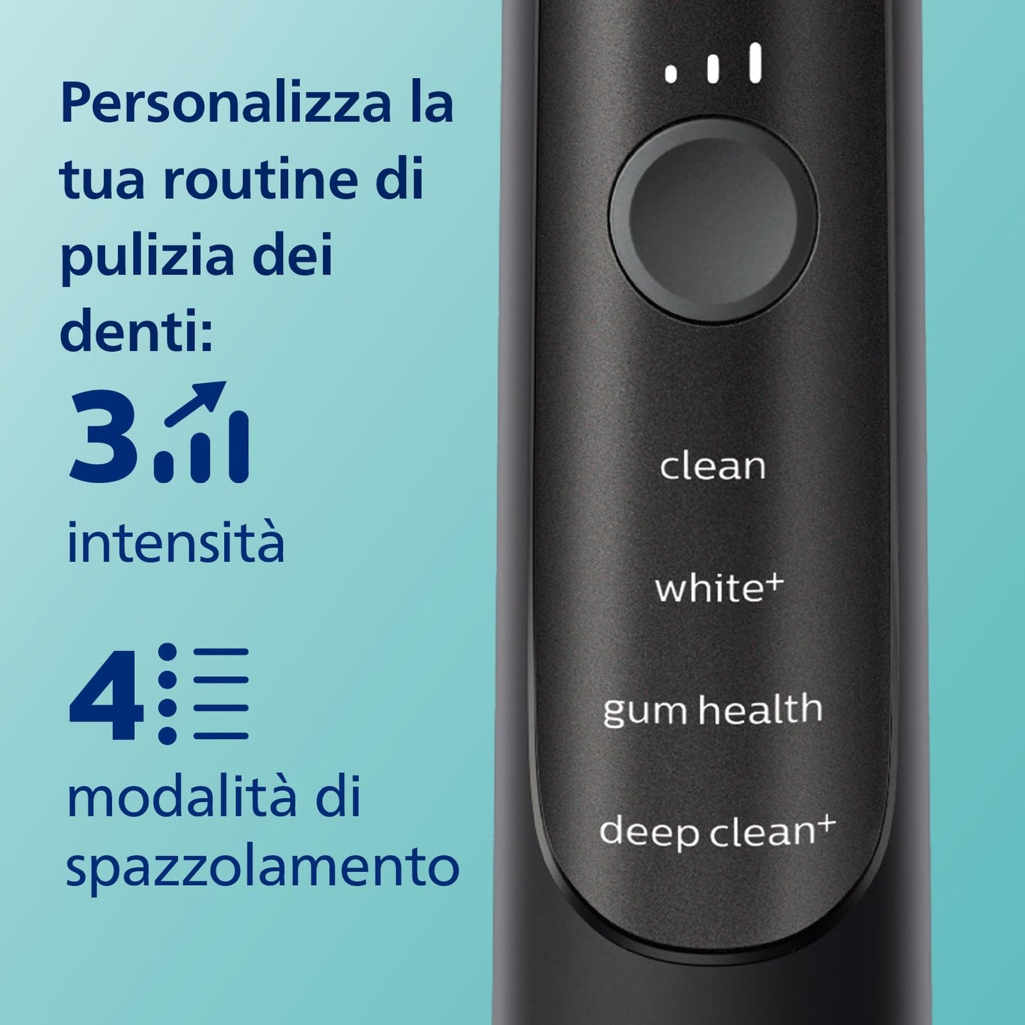 Philips Sonicare ExpertClean 7500 spazzolino elettrico, spazzolino sonico con app, HX9631/16