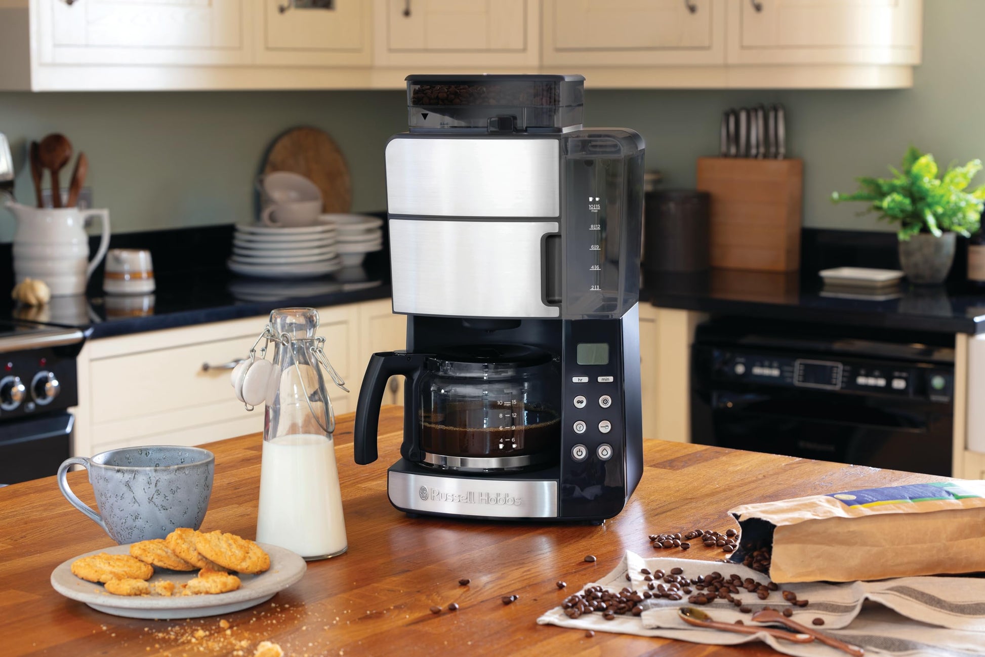 Russell Hobbs Macchina Caffé Americano con Macinacaffé Integrato 25610-56