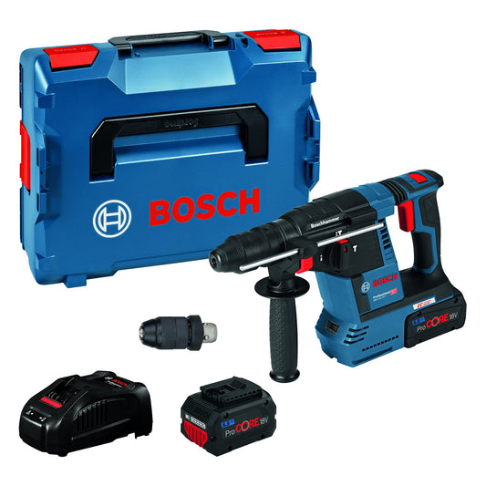 Bosch Professional 061191000G GBH 18V-26 F Martello Perforatore a Batteria