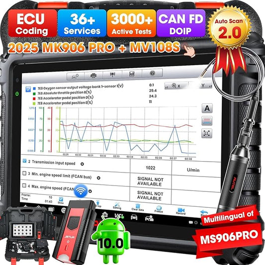 Autel MaxiCOM MK906 Pro Strumento Diagnostica Auto con MV108, 2025 Nuovo Modello MS906 Pro