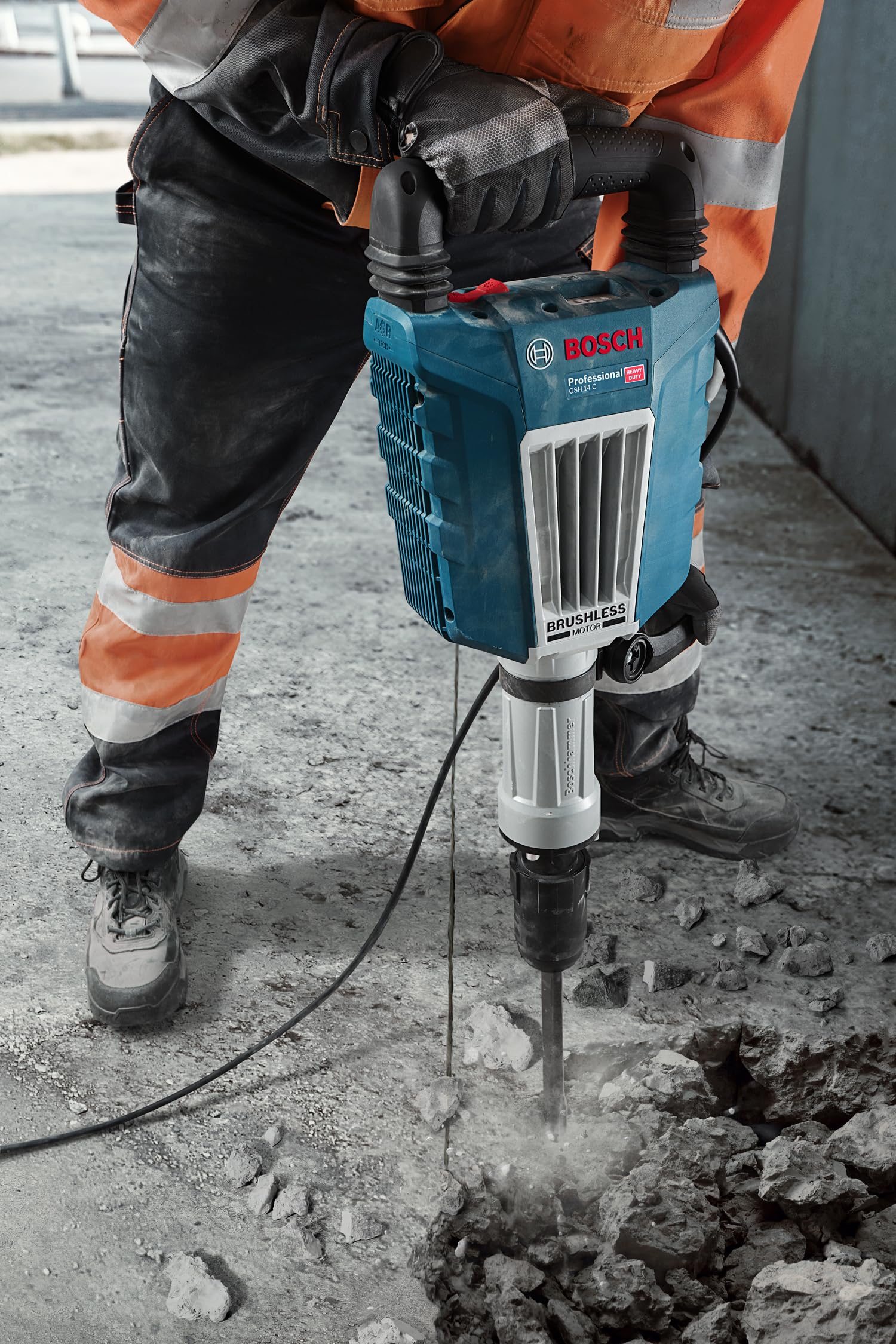 Bosch Professional Martello demolitore GSH 14 C 28 J di potenza del colpo