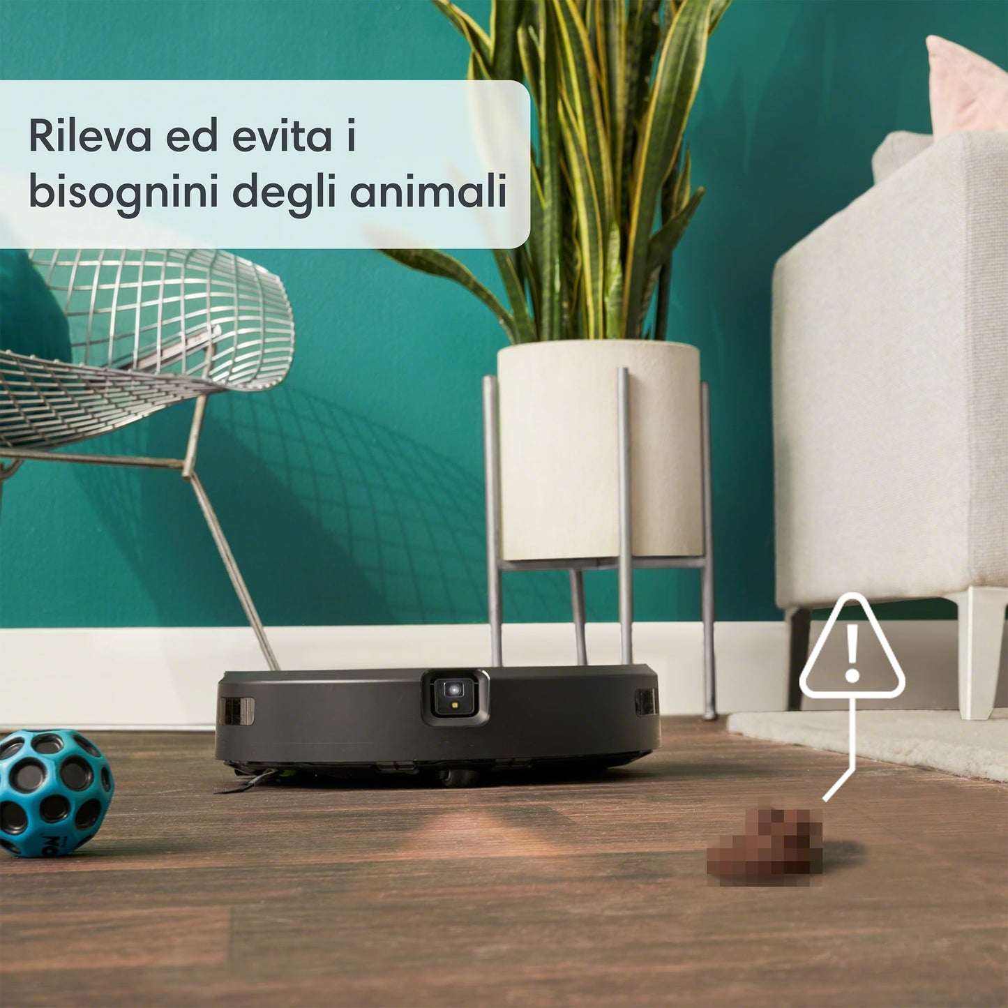 iRobot Roomba Combo j7+, Robot Aspirapolvere Lavapavimenti, Base Autosvuotante, Mappatura Intelligente