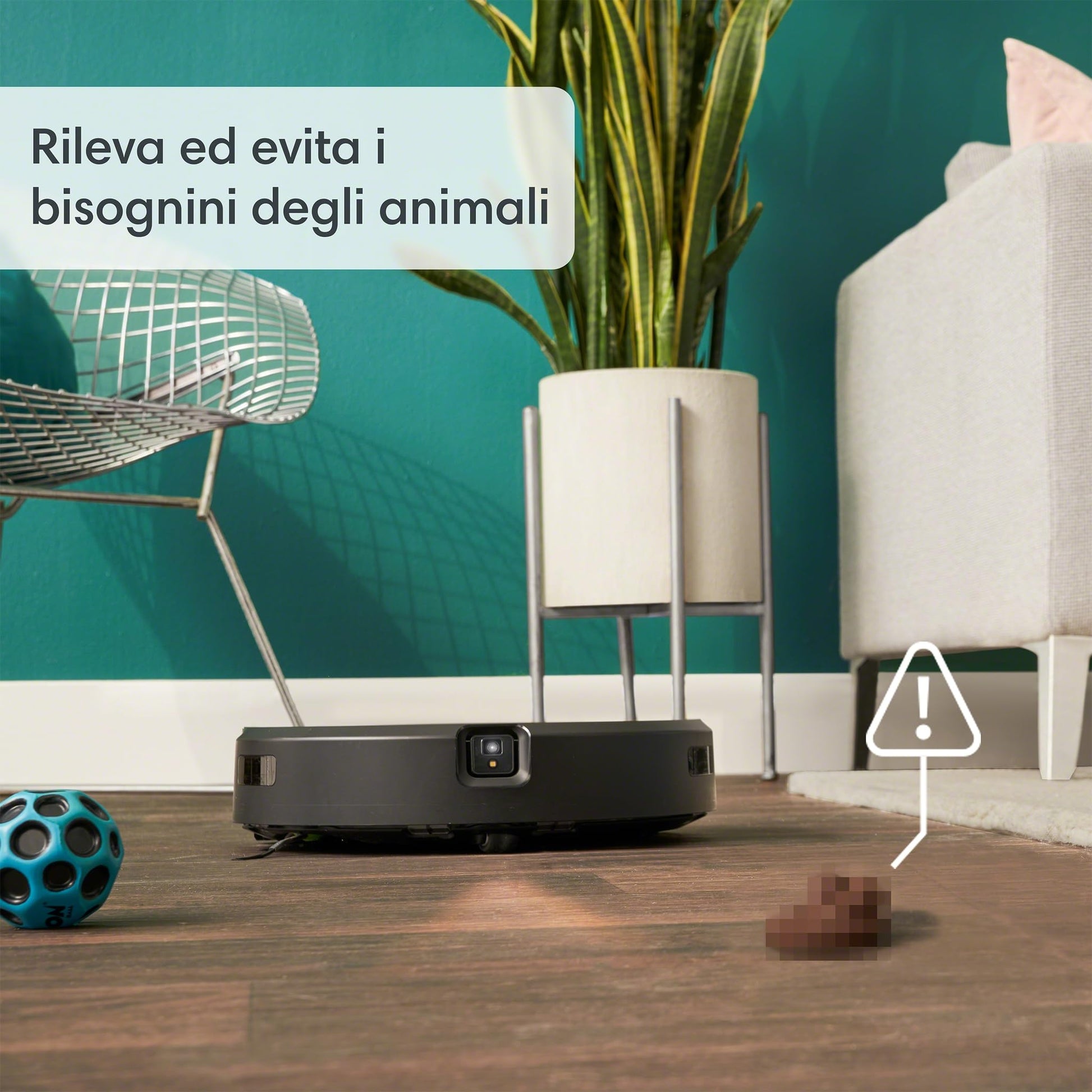 iRobot Roomba Combo j7, Robot Aspirapolvere Lavapavimenti, Mappatura Intelligente, Wi-Fi