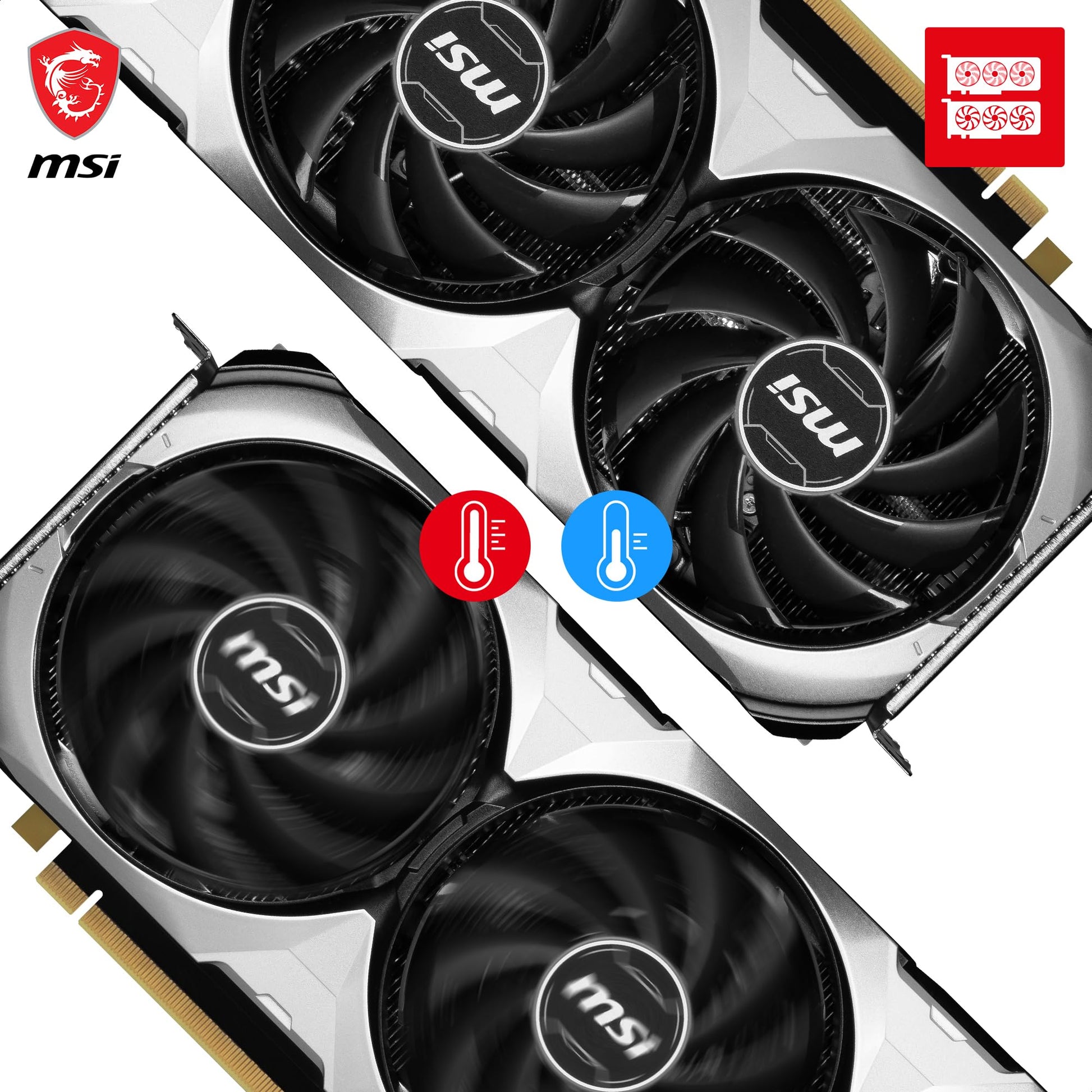 MSI GeForce RTX 4070 SUPER 12G VENTUS 3X OC Scheda Video Gaming - 12GB GDDR6X, PCI Express Gen 4