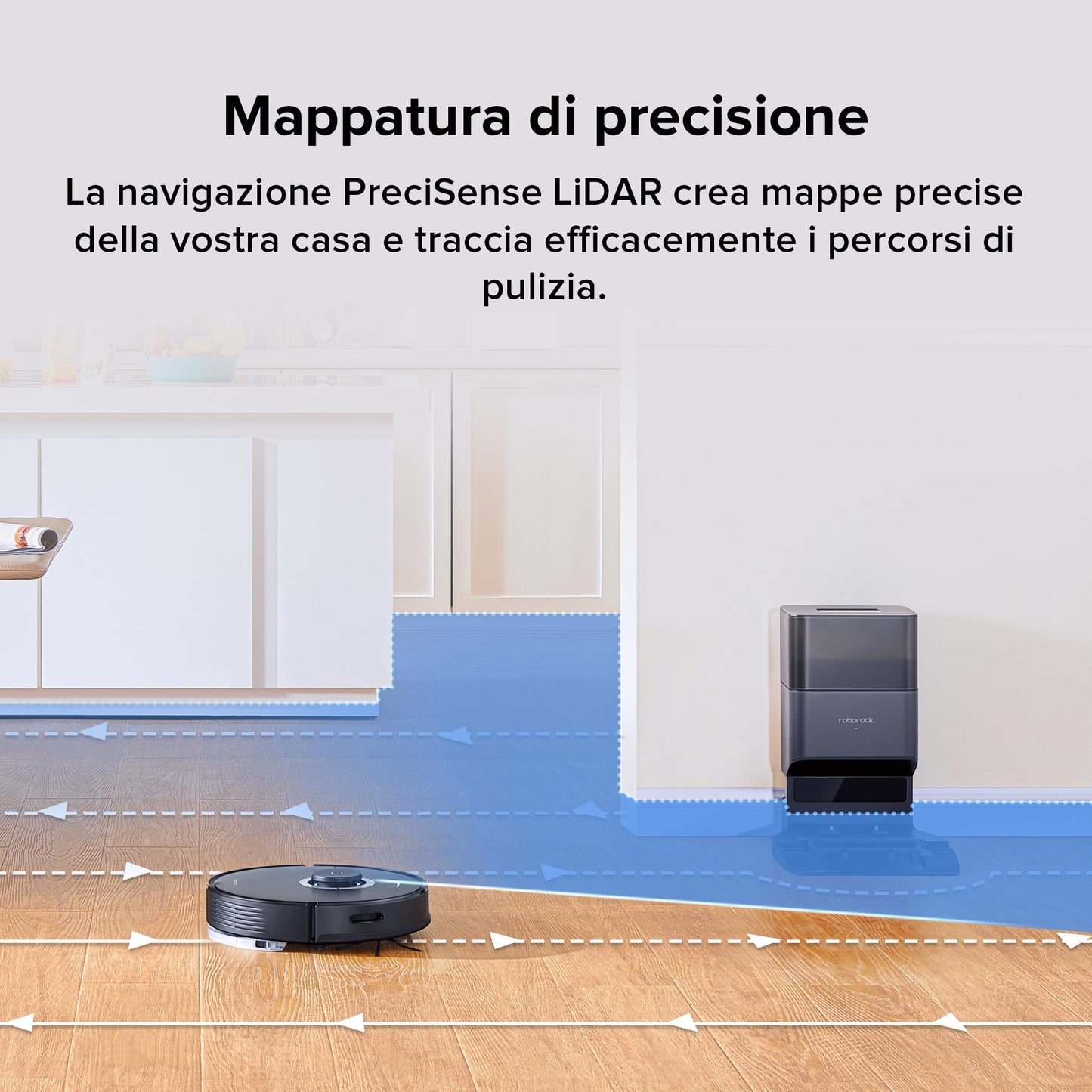 roborock Q7 Max+ Robot Aspirapolvere con Stazione