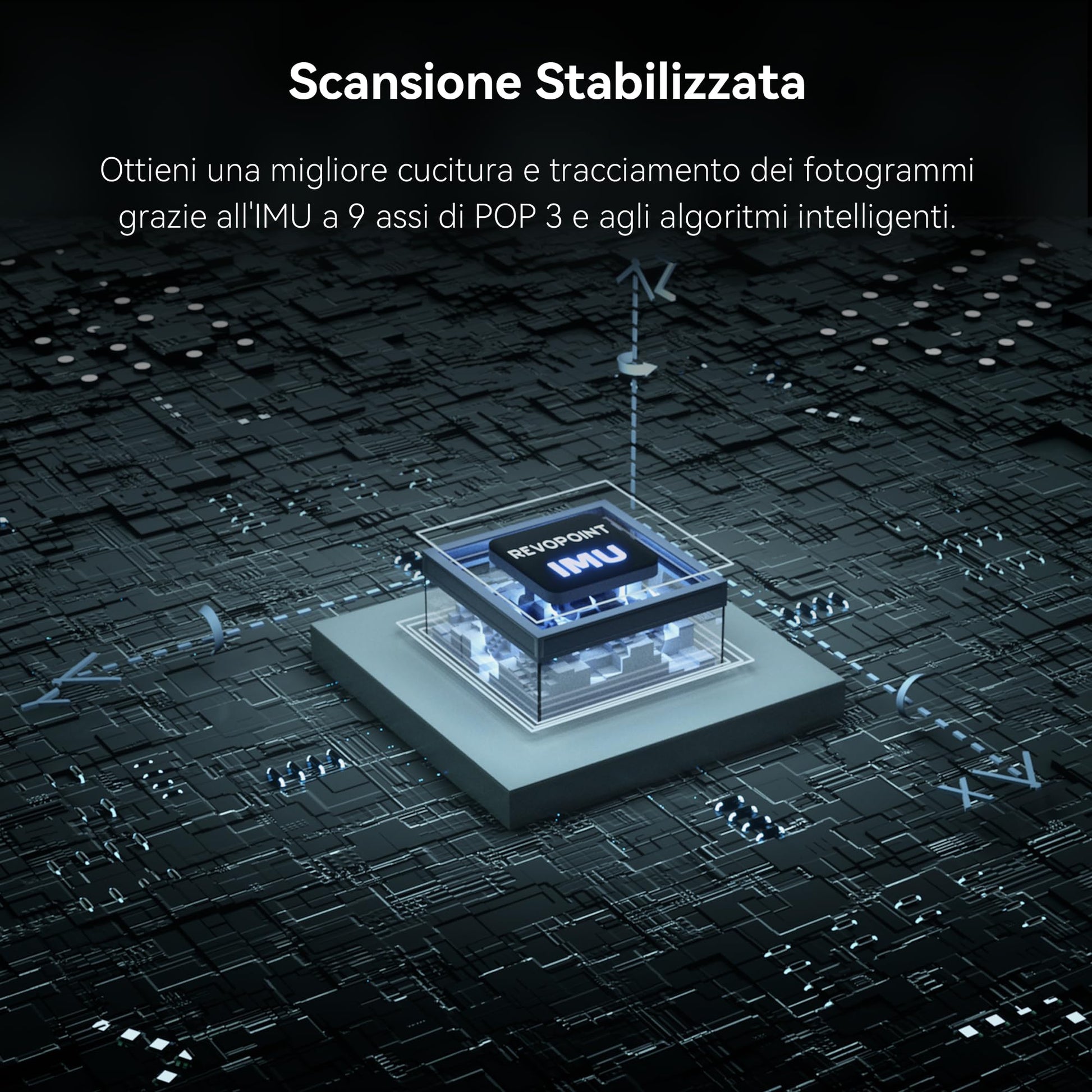 Scanner 3D portatile Revopoint POP 3 per stampante 3D precisione di 0,05 mm