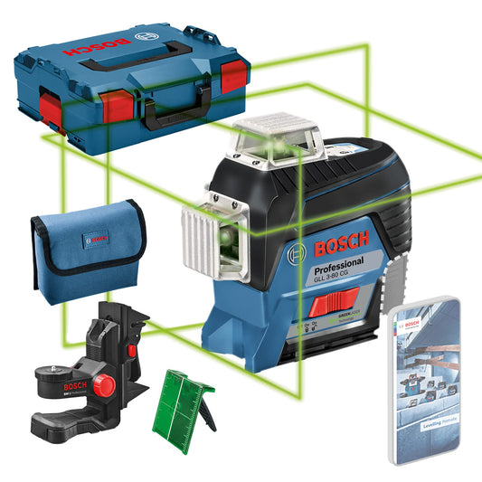 Bosch Professional 12V System Livella Laser GLL 3-80 C,senza batteria e caricabatteria,