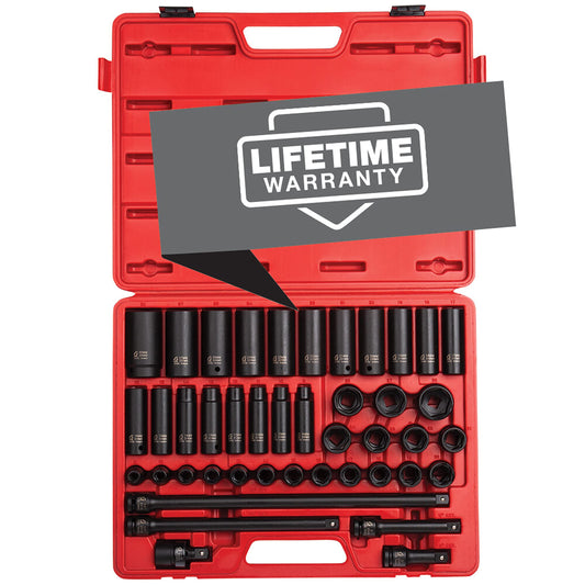 Sunex 2568 1/2-inch Drive SAE Master Impact socket set, 43-piece, 2569