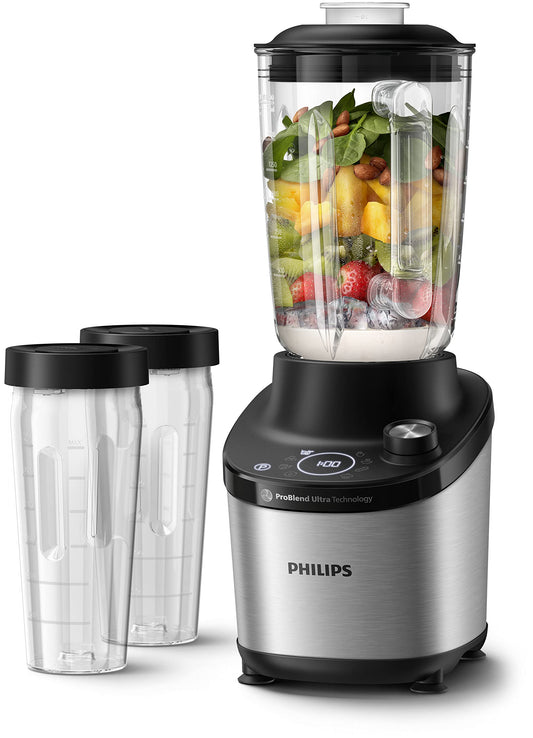 Philips Domestic Appliances 7000 Series Frullatore, 1500 watt, 2 litri, Tecnologia PowerBlend Ultra HR3760/10