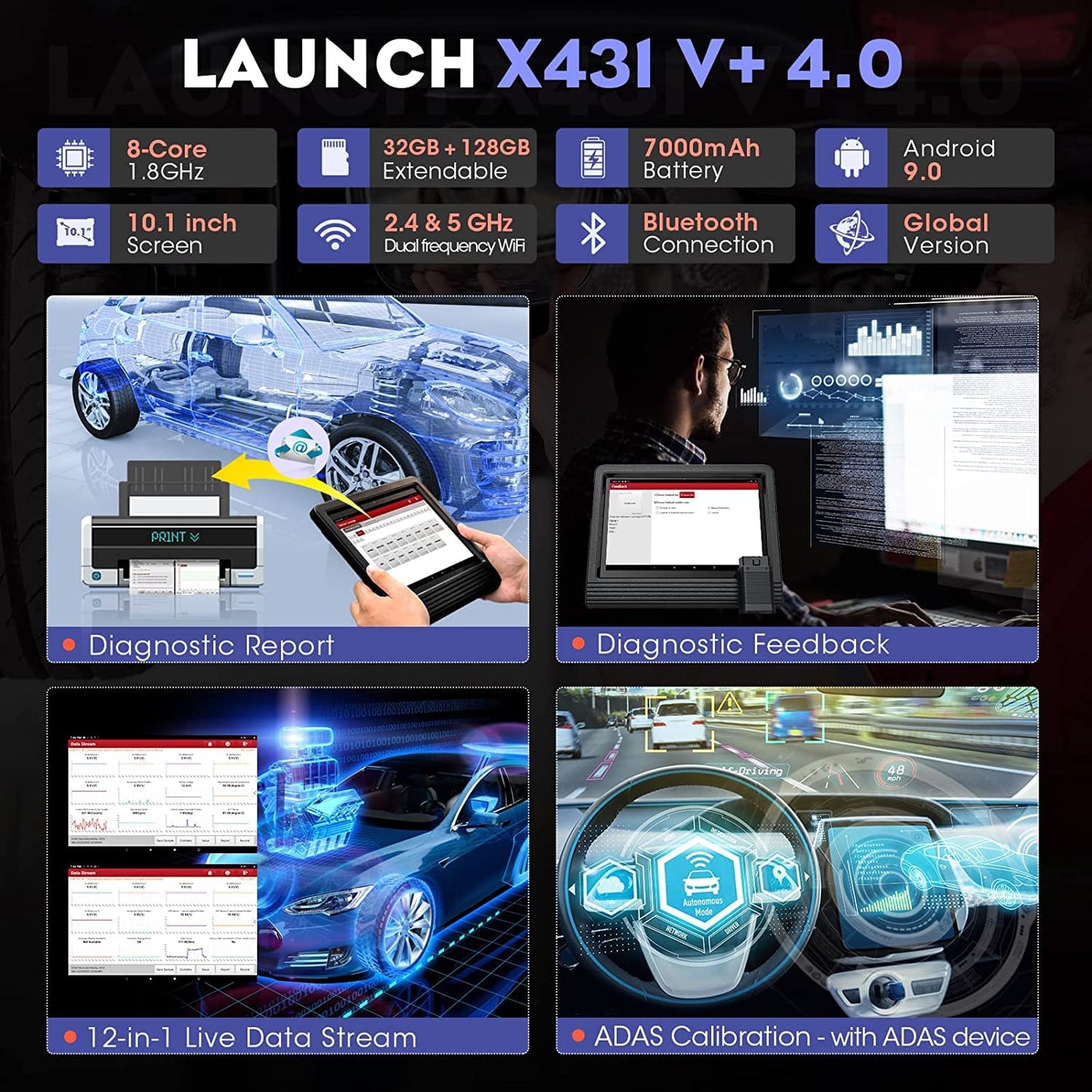Launch X431 V+ OBD2