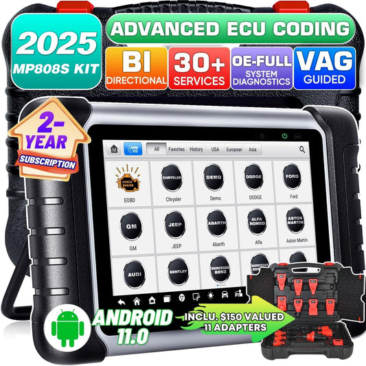 Autel MaxiPRO MP808S KIT Codifica ECU Avanzata, Bidirezionale Completo, MS906 Pro MK906 Pro