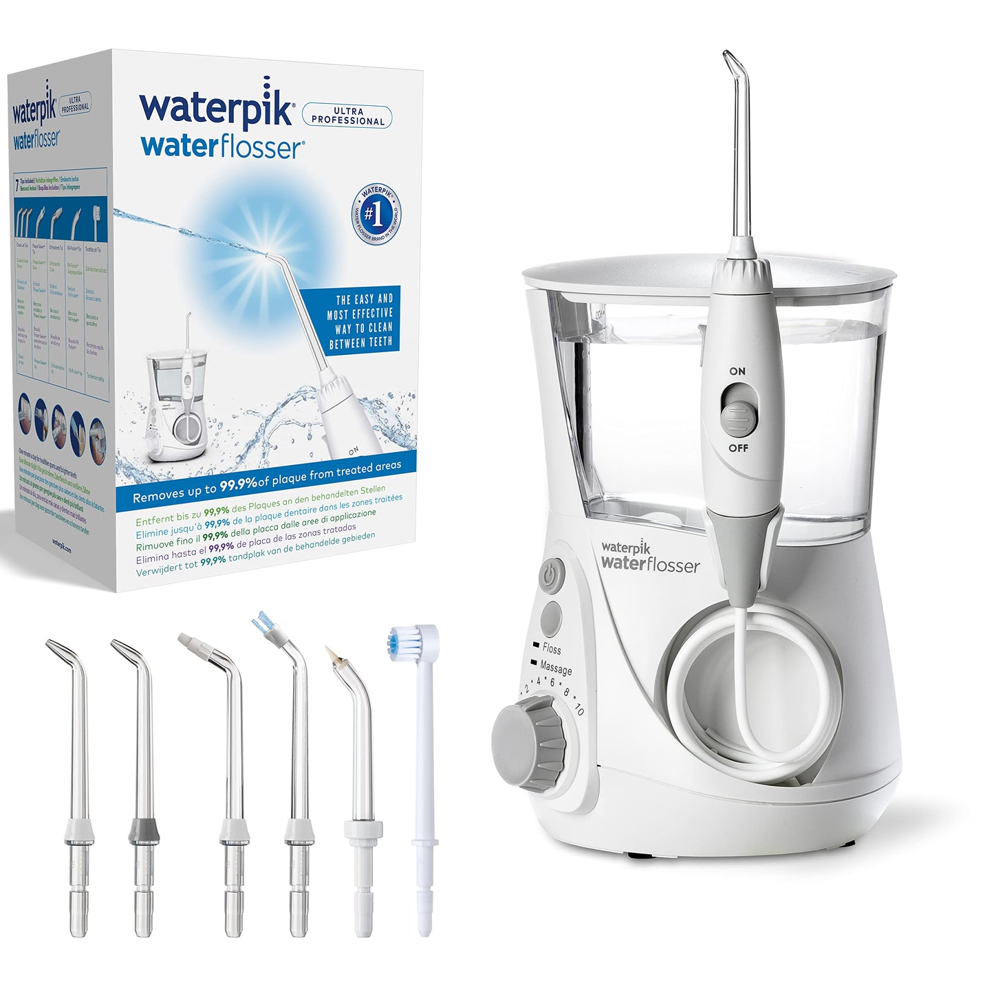 Waterpik Idropulsore Dentale Ultra Professional  Bianco (WP-660EU)