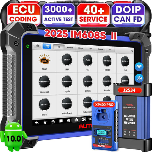 Autel MaxiIM IM608S II 2025 Programmatore Chiavi, Identico a Diagnosi Auto IM608 PRO 2 con XP400 PRO