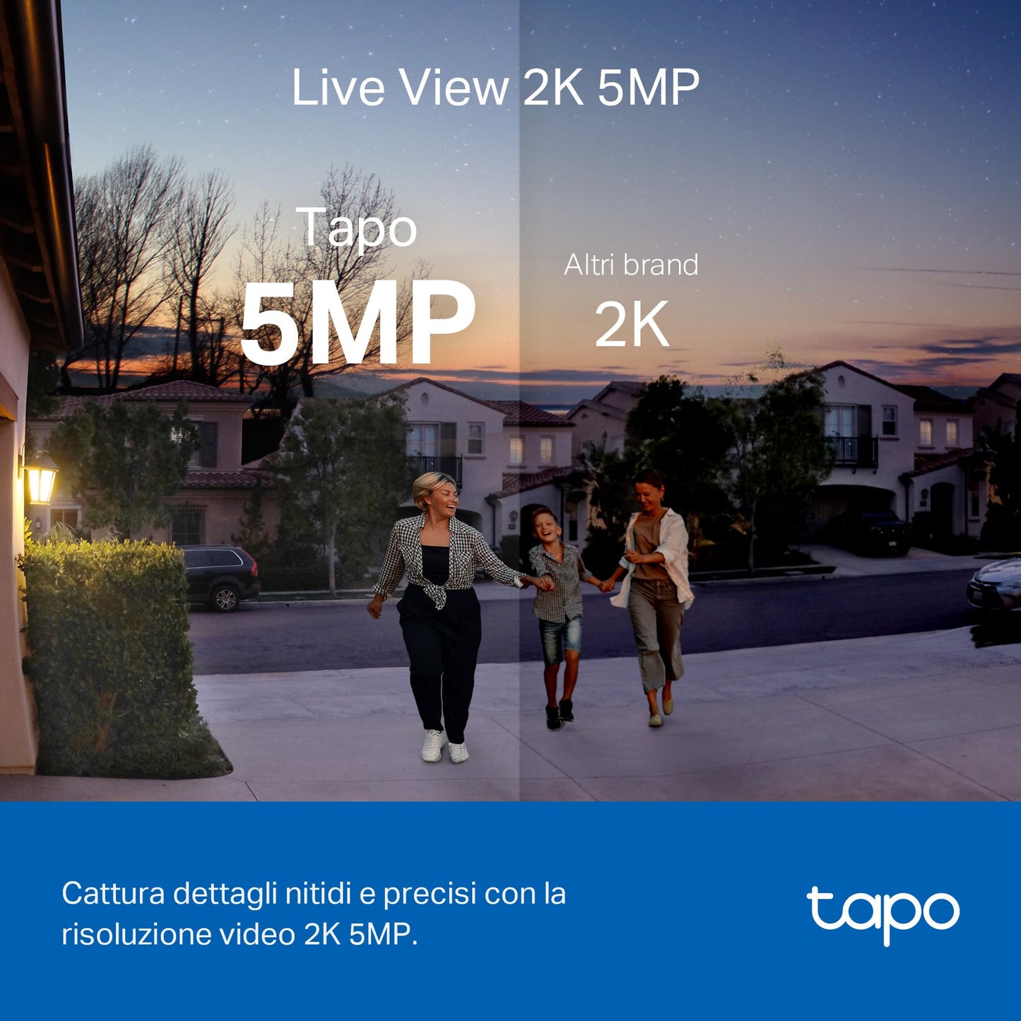 TP-Link Tapo D230S1 Video Doorbell Campanello, Visualizzazione Live 2K 5MP,