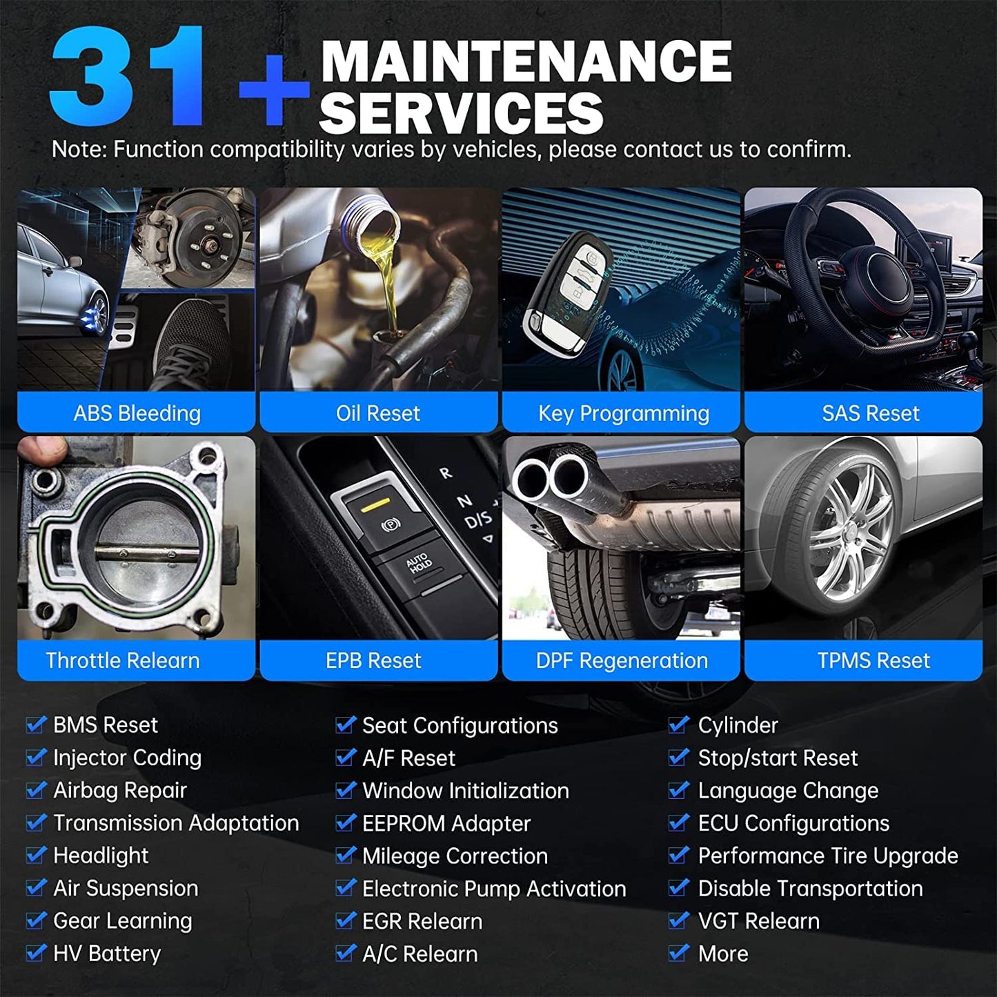 XTOOL IP616 Dispositivo Diagnostico, Tutte le diagnosi di Sistema Scanner OBD2