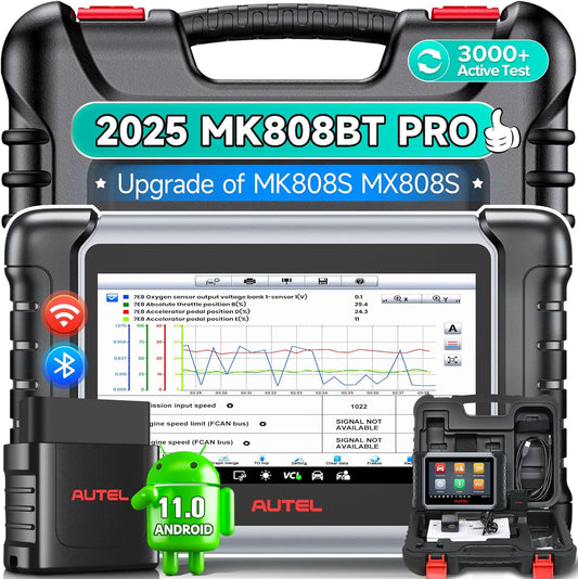 Autel MaxiCOM MK808BT PRO Controllo Bidirezionale, Aggiornato di MK808 MK808S, OBD2 auto scanner