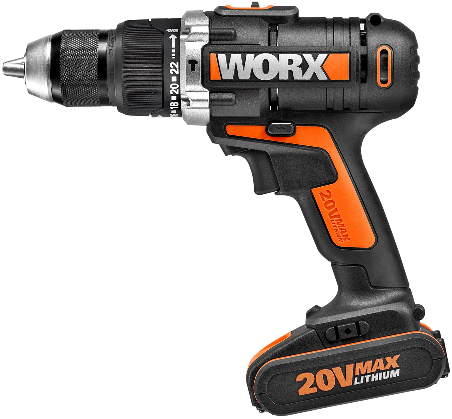 Worx WX372.1 Hammer Drill 1 batteria agli ioni di litio 20V-2,0Ah