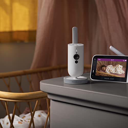 PHILIPS Avent Connected Baby Monitor con telecamera HD 1080p, visione notturna SCD923/26