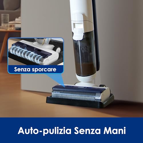 Tineco iFLOOR 5 Breeze Complete Aspirapolvere Lavapavimenti Senza Fili Scopa Elettrica